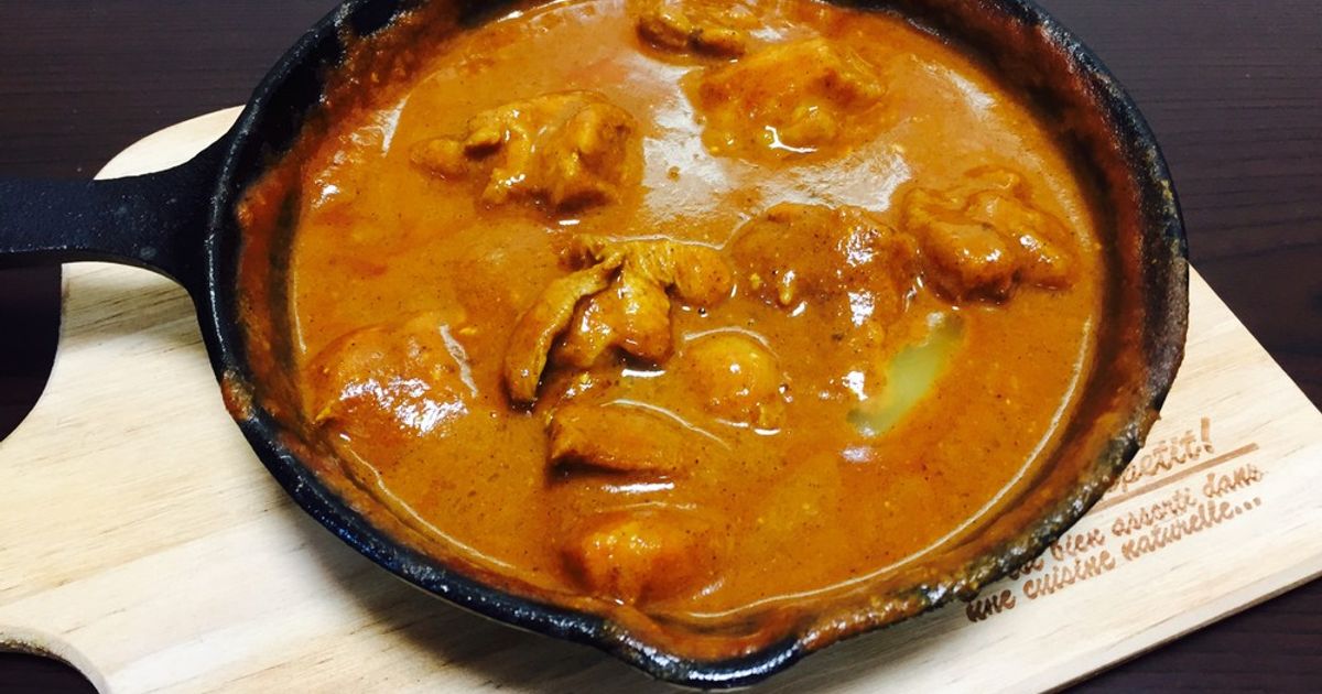 濃厚バターチキンカレーレシピ付き (6人分2回)本場の味楽しむ　レシピ付きで簡単 自宅で簡単！本格濃厚バターチキンカレーレシピ・作り方 - E・レシピ