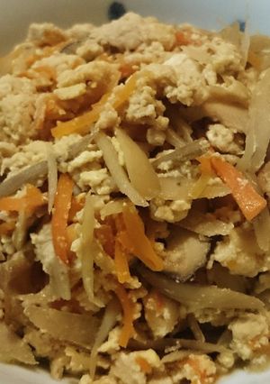 栄養満点！煎り豆腐☆-レシピのメイン写真
