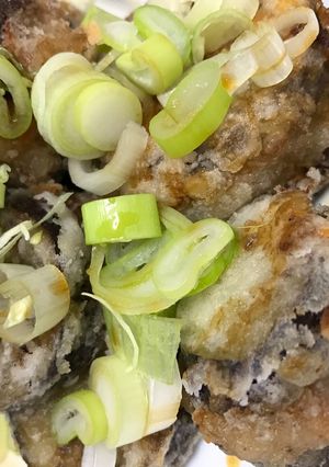 ナスの肉詰め揚げ-レシピのメイン写真