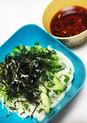 ラー油つけうどん。-レシピのメイン写真