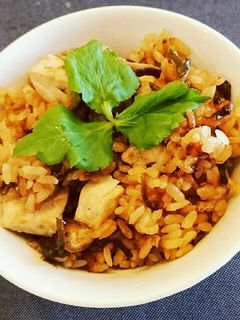 カジキと塩昆布の炊き込みご飯-レシピのメイン写真