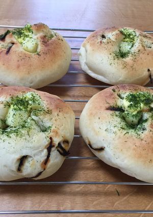 塩昆布の和風ふんわりパン♪-レシピのメイン写真