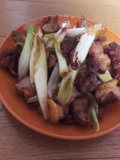 親鳥のネギ塩炒め-レシピのメイン写真