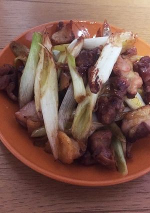 親鳥のネギ塩炒め-レシピのメイン写真