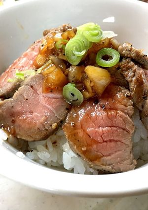 ローストビーフ丼-レシピのメイン写真