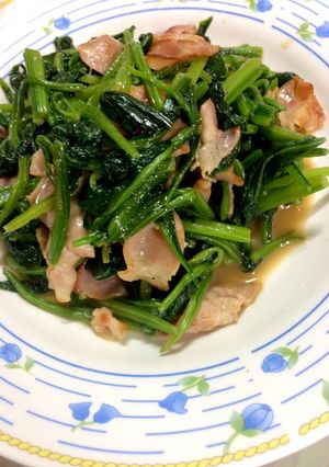 超簡単 ほうれん草のソテー風(^^)-レシピのメイン写真