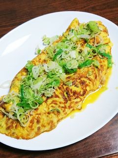きゅうり入り納豆オムレツ-レシピのメイン写真