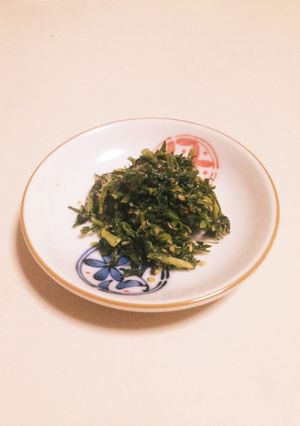 にんじんの葉の胡麻和え-レシピのメイン写真