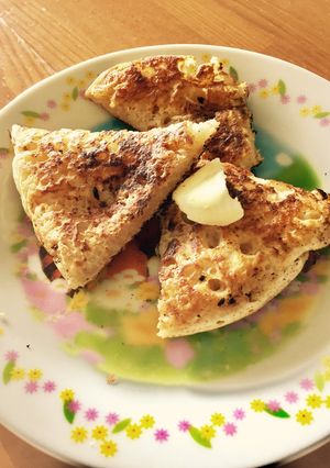 材料少なめ !サクもち簡単パンケーキ-レシピのメイン写真
