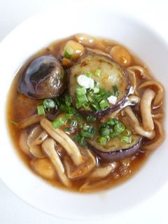 茄子となめこのあんかけ-レシピのメイン写真