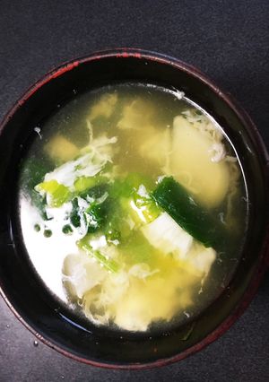 カブと卵白のスープ〜カルボナーラと共に〜-レシピのメイン写真