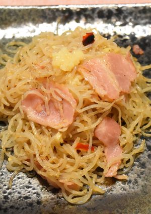 ダイエット★しらたきで作るペペロンチーノ-レシピのメイン写真
