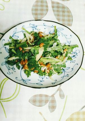 春菊の納豆じゃこサラダ-レシピのメイン写真