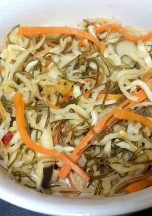 簡単！切昆布と切干大根のポン酢炒め煮-レシピのメイン写真