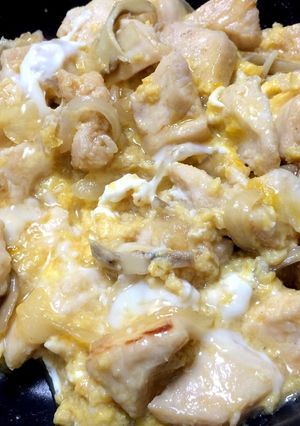 塩麹で！鶏胸肉と卵のさっぱり親子煮-レシピのメイン写真