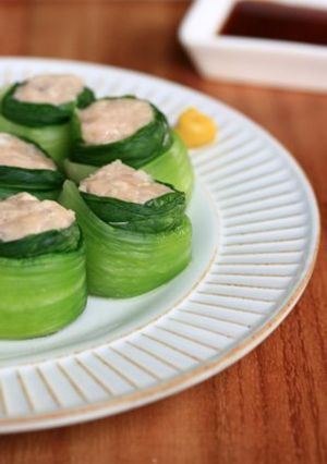 青梗菜巻き「フライパンシューマイ♪」-レシピのメイン写真