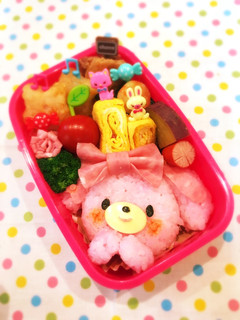 キャラ弁簡単可愛いお弁当ぼんぼんりぼん-レシピのメイン写真
