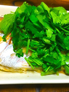 鯛の酒蒸し〜エスニック風〜-レシピのメイン写真