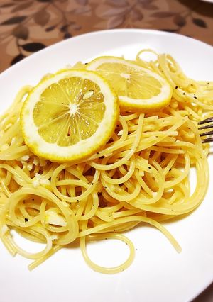 夏にぴったり！爽やかレモンクリームパスタ-レシピのメイン写真