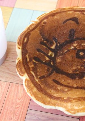キャンプ飯！欲張りキャラパンケーキ-レシピのメイン写真