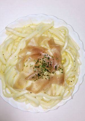 カルボうどん♡-レシピのメイン写真