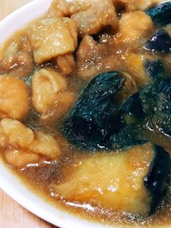 鶏もも肉と茄子のみぞれ煮-レシピのメイン写真