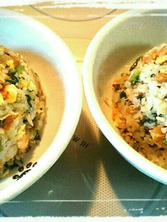 ☆大根葉の漬物と鮭のチャーハン☆-レシピのメイン写真
