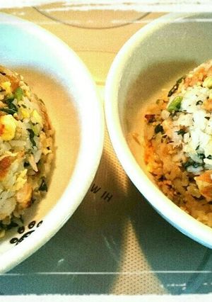 ☆大根葉の漬物と鮭のチャーハン☆-レシピのメイン写真