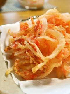 新玉ねぎと桜海老のかき揚げ-レシピのメイン写真