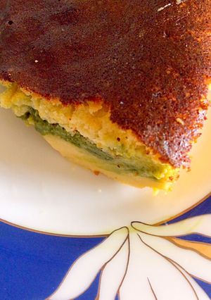 簡単な抹茶チーズケーキ-レシピのメイン写真