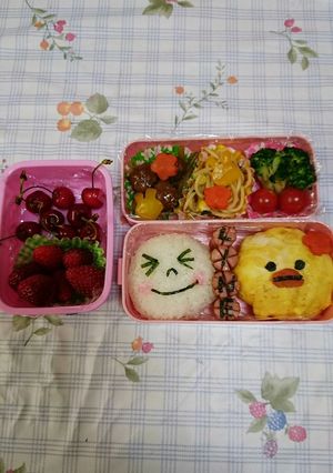LINEキャラ弁当☆サリー & ムーン-レシピのメイン写真