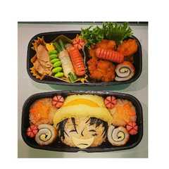 รูปของ ★ワンピースルフィキャラ弁当★お弁当