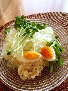 かき氷スープの塩ラーメン-レシピのメイン写真