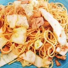 猫の醤油パスタ-レシピのメイン写真