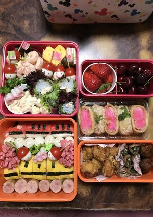 2017 運動会お弁当 新幹線お寿司他-レシピのメイン写真