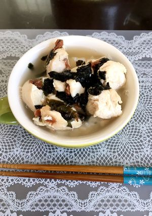 梅と鶏だし☆スープご飯-レシピのメイン写真