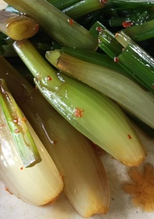 掘りたてラッキョウの醤油漬け-レシピのメイン写真