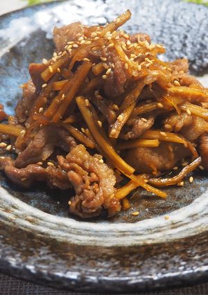 便利ごぼうと豚小間肉でしぐれ煮-レシピのメイン写真