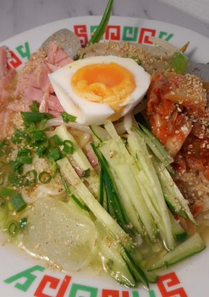 サッポロ一番で簡単冷麺-レシピのメイン写真