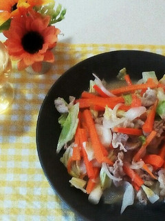 疲労回復に!豚肉の野菜炒め(^-^)-レシピのメイン写真