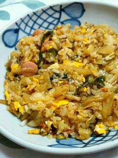 キムチチャーハン焼き肉のタレ炒め-レシピのメイン写真