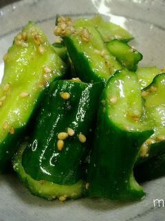 昆布茶で瑞々しい☆即席きゅうりの浅漬け-レシピのメイン写真