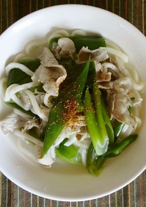 消化良し☆白濁ネギ豚うどん-レシピのメイン写真