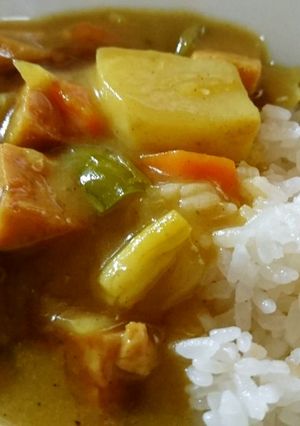 懐かしい♪和風だしの黄色いカレー♪-レシピのメイン写真