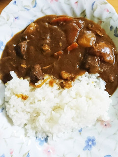 圧力鍋を使わない煮込みポークカレーライス-レシピのメイン写真