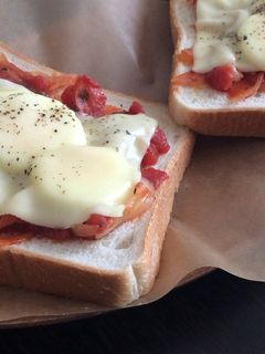 しっかり味のピザトースト-レシピのメイン写真