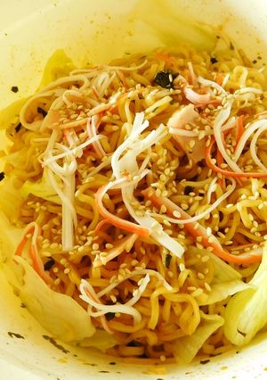 火も包丁も不要！サッポロ一番で冷やし麺☆-レシピのメイン写真
