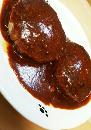 肉汁たっぷりハンバーグ( *´艸｀)-レシピのメイン写真