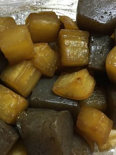 【ダイエット】こんにゃくと大根の炒り煮-レシピのメイン写真