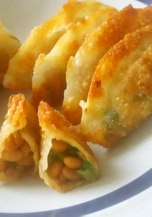 納豆とニラの揚げ餃子-レシピのメイン写真